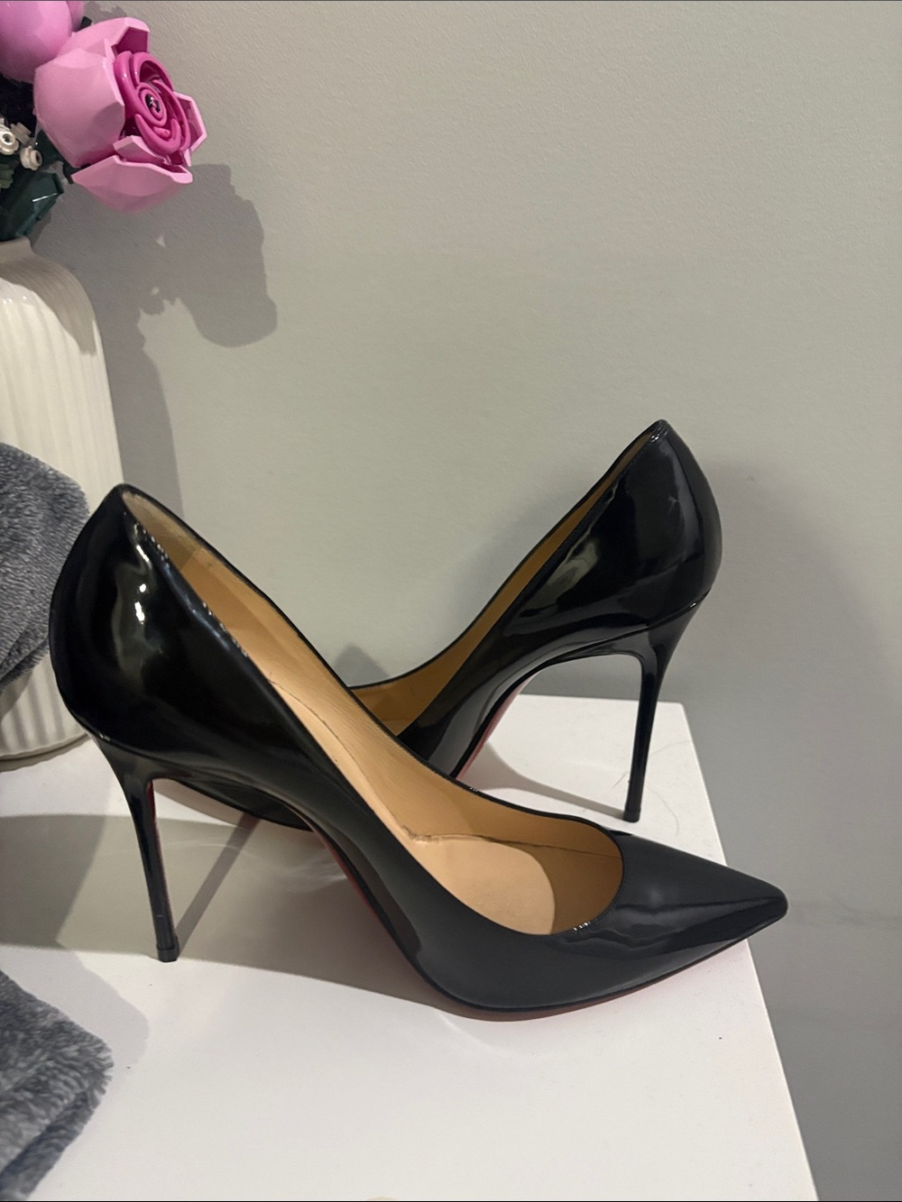 Christan loubitons size 38.5